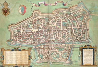 Map of Augsburg, from 