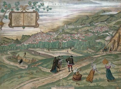 Map of Granada, from 