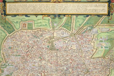 Map of Rome, from 