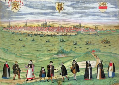 Map of Rostock, from 