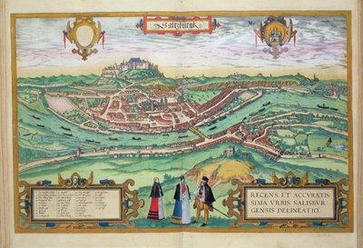 Map of Salzburg from 