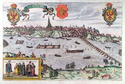 Map of Warsaw, from 