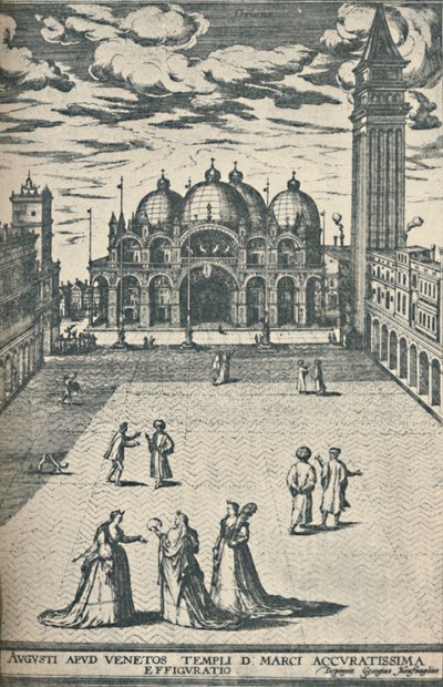 St. Marks in the XVIth Century by Joris Hoefnagel