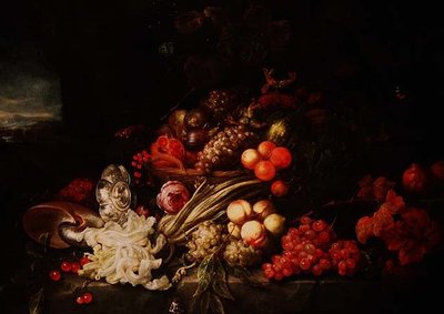 Still Life with a Basket of Fruit by Joris van Son