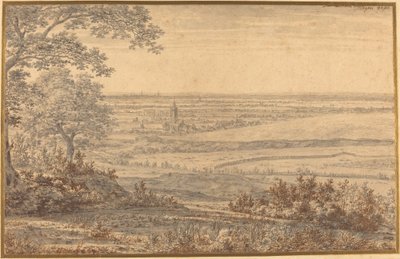 Extensive Landscape Seen from the Edge of a Forest by Joris van der Haagen