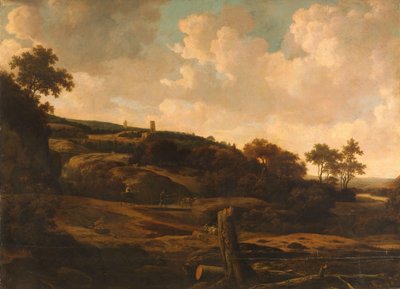 Mountainous Landscape with a Ruin by Joris van der Haagen