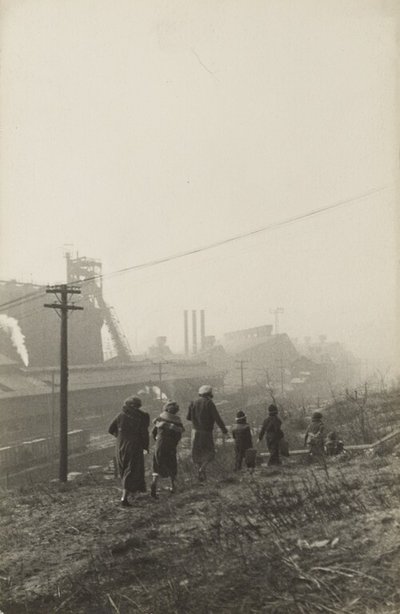 Women near Industrial Complex by José Alemany