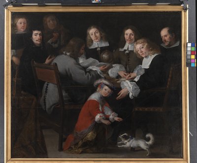 Ambassador C. Pedersen Lerche with His Staff by José Antolínez