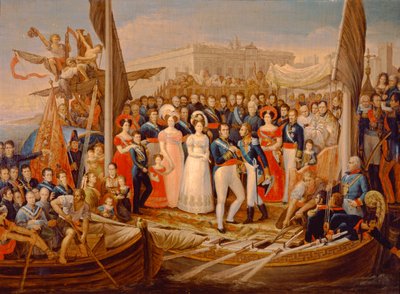 Ferdinand VII Disembarking in the Port of Santa Maria by José Aparicio