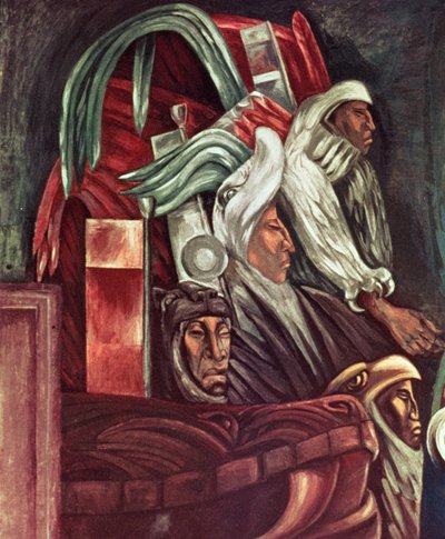Aztec Warriors, from The Epic of American Civilization by José Clemente Orozco