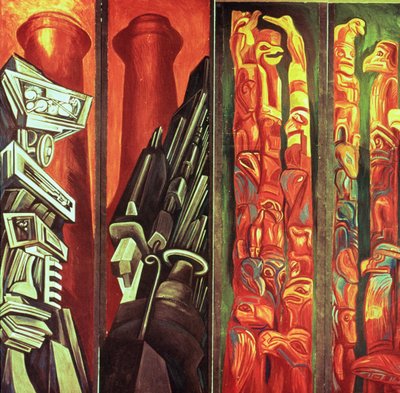 Decorative Panel III, from The Epic of American Civilization by José Clemente Orozco