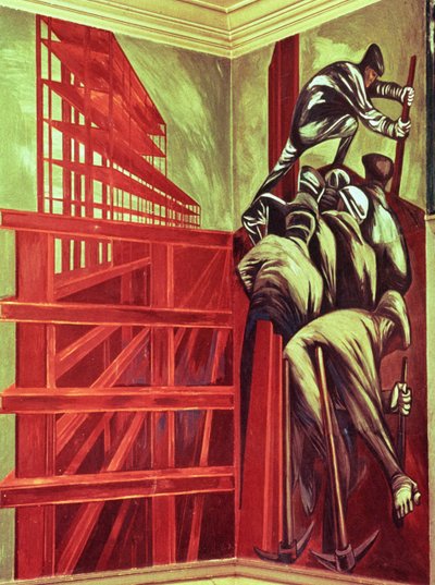 Modern Industrial Man, from The Epic of American Civilization by José Clemente Orozco