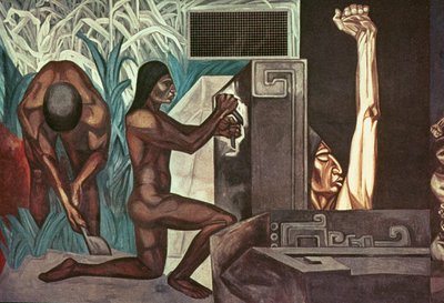 Pre-Columbian Golden Age, from The Epic of American Civilization by José Clemente Orozco