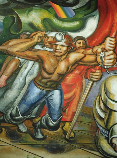 Procession of Workers and Miners, from the Cycle 