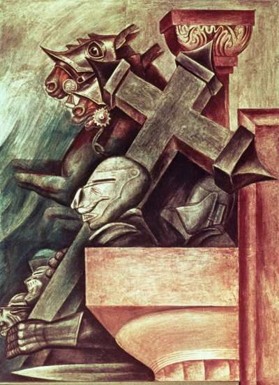 The Prophecy, from The Epic of American Civilization by José Clemente Orozco