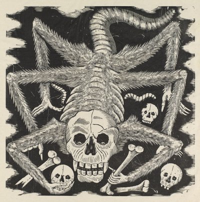 Calavera Huertista, c.1914, printed 1930 by José Guadalupe Posada