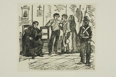 Corrido: The Death Room of a Sentenced Man by José Guadalupe Posada