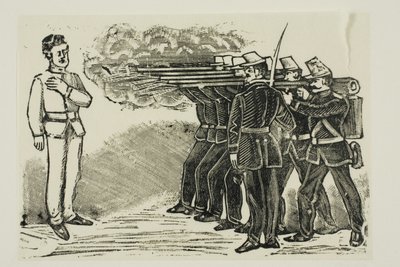 Execution by Firing Squad by José Guadalupe Posada