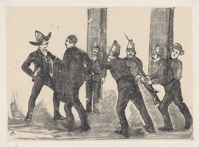 Execution of Jesus Bruno Martinez, 1892 by José Guadalupe Posada