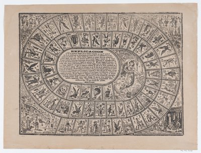 Game of the Goose, ca. 1900-1910 by José Guadalupe Posada