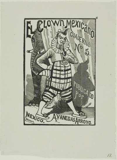Mexican Clown, No. 5 by José Guadalupe Posada