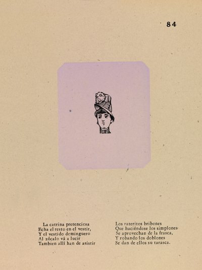 Pretentious Coquette by José Guadalupe Posada