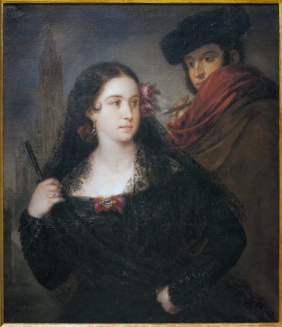 Couple of pleasant people by José Gutiérrez de la Vega