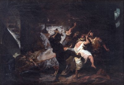 Scene from Don Quixote by Cervantes by José Jiménez Aranda