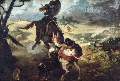 Scene from Don Quijote de la Mancha by José Jiménez Aranda