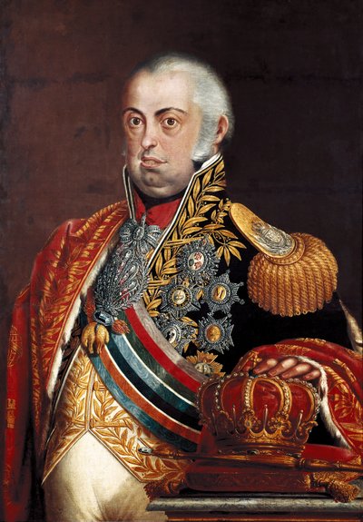Portrait of Joao VI of Portugal, John VI Called the Clement (1767-1826) by José Leandro de Carvalho