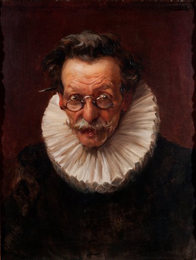 Portrait of an Elderly Man Dressed in the Style of the Reign of Philip IV by José Llaneces
