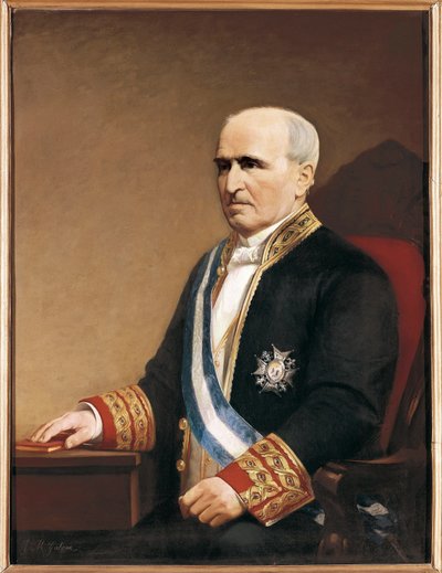 Portrait of the Politician Francisco Santa Cruz by José María Galván y Candela