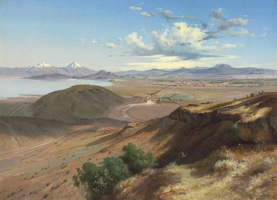 Valley of Mexico from the Hill of Saint Isabel (1892) by José María Velasco