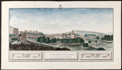 View of the Alhambra of Granada from the Castle of Torres Bermejas by José de Hermosilla