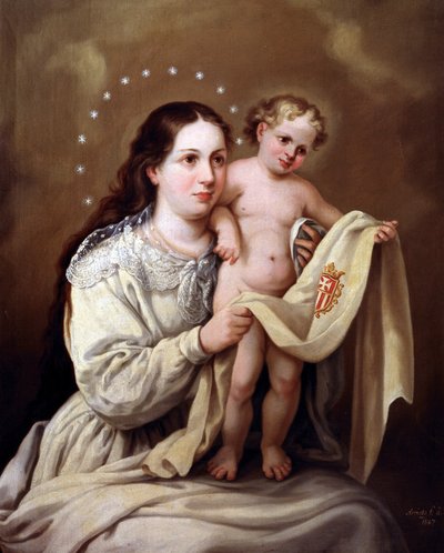 Virgin of Mercy by Jose Agustin Arrieta