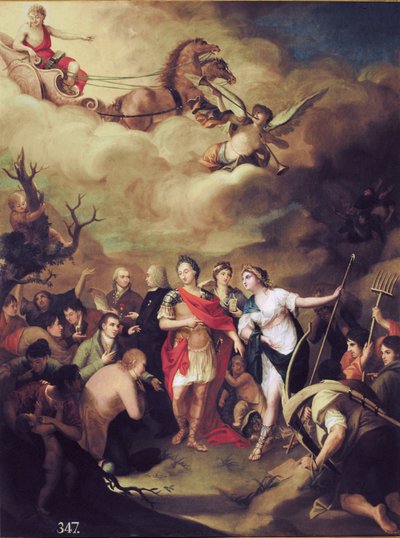 Charles III Delivers the Lands of Sierra Morena to the Settlers by Jose Alonso del Rivero