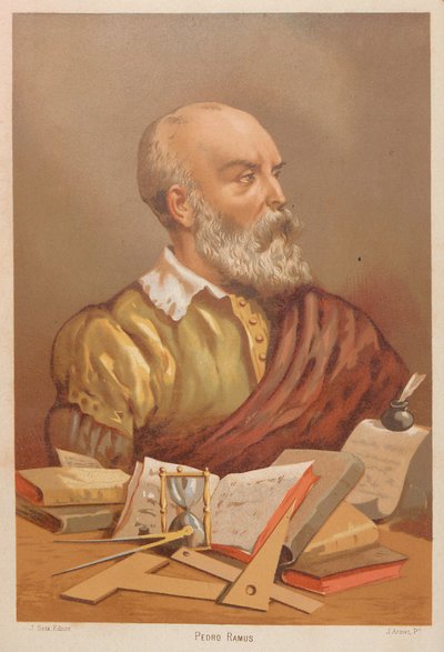 Petrus Ramus. From: La Ciencia y Sus Hombres by Jose Armet Portanell