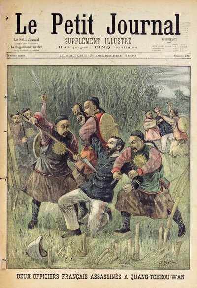 Two French Officers Assassinated at Quang-Tcheou-Wan by the Chinese, Title Page from 