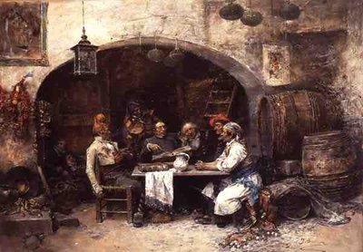 An Attentive Audience by Jose Benlliure y Gil