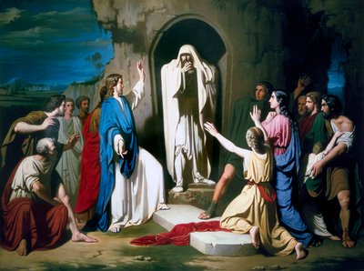 The Resurrection of Lazarus by Jose Casado del Alisal