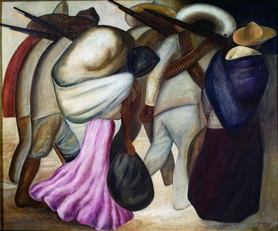The Soldaderas. Painting by Jose Clemente Orozco (1883-1949) 1926 Mexico City, Museum of Modern Art by José Clemente Orozco