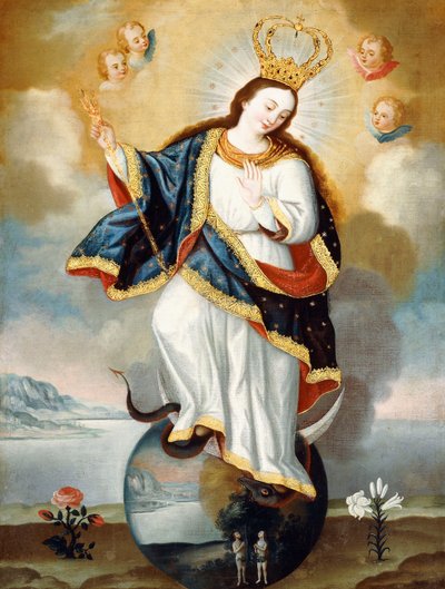 Apocalyptic Virgin of Quito, c.1775 by Jose Cortez de Alcocer
