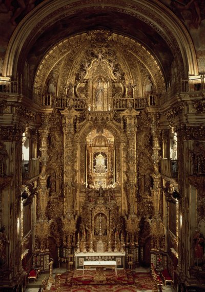 View of the Chapel and High Altar by Jose Francesco Guerrero