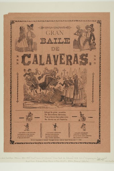 Grand Ball of Calaveras by José Guadalupe Posada