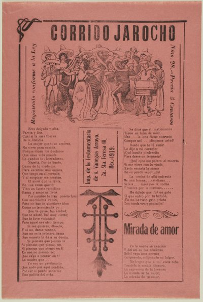 Jarocho Corridor by José Guadalupe Posada