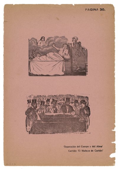 Separation of the Body and the Soul by José Guadalupe Posada
