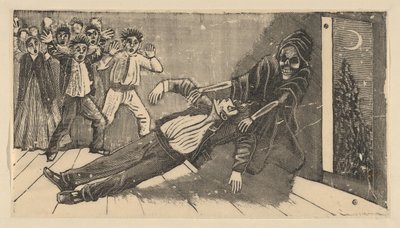 The Apparition of the Ghost of Don Juan Manuel to Pachita the Alfajorera by José Guadalupe Posada
