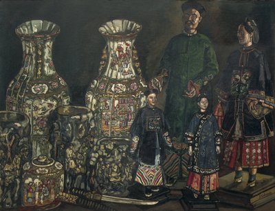 Chineses and Vases by Jose Gutierrez Solana
