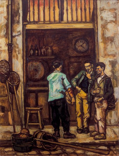 The Tavern of Santander, 1944-1945 by Jose Gutierrez Solana