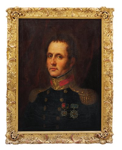Portrait of Captain Samuel Edward Cook, R.N., c.1830 by José Gutiérrez de la Vega